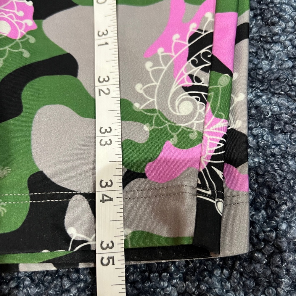 leggings bandana troop Print pink & green Leggings by Koral - Picture 9 of 9